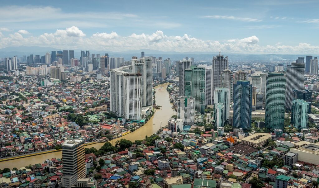 manila, city, philippines, makati, architecture, buildings, asia, urban, sky, cityscape, intramuros, skyline, clouds, skyscrapers, nature, tower, views, pasig river